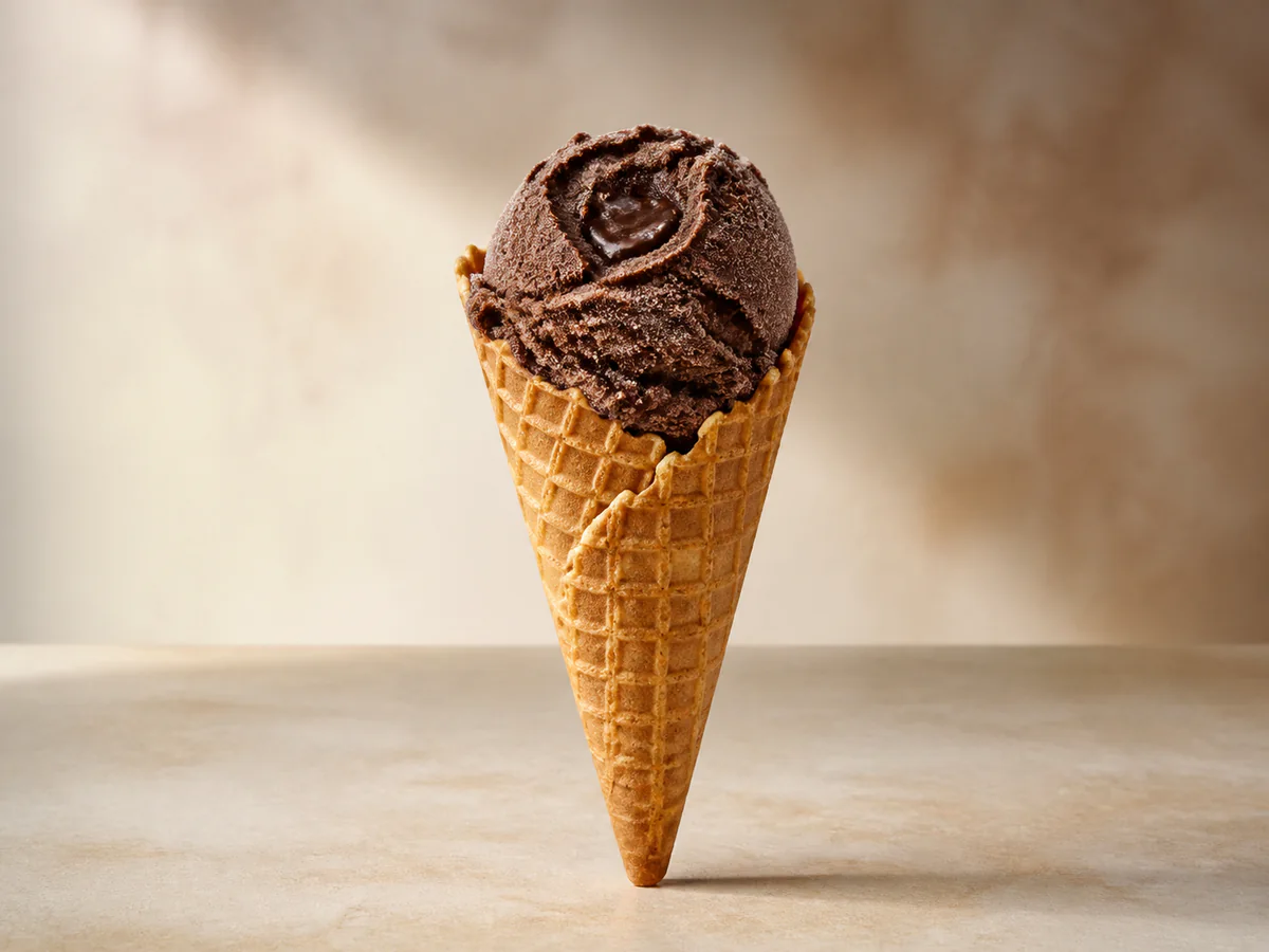 Double Chocolate Cone by Little Boy Icecreams